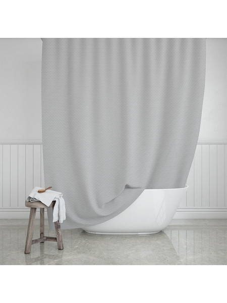 Estia Camellia Κουρτίνα Μπάνιου Υφασμάτινη 180x200cm Mist