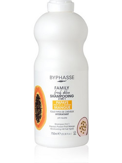 Byphasse Family Fresh Delice Papaye & Mangue Σαμπουάν & Conditioner για Επανόρθωση 750ml