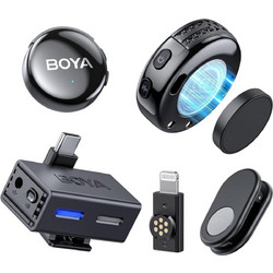 Boya Boaylink 3 TRS Σετ 2 Μικρόφωνα USB-C / Lightning / 3.5mm (RX + 2 TX)