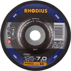 Rhodius Δίσκος λείανσης RS2 7,0 x 125mm