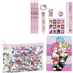Hello Kitty Friends Pink stationery set