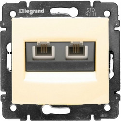 RJ45 ΚΑΤ. 6 UTP 2 ΕΞ./ΝΥΧΙΑ ΚΡΕΜ LEGRAND VALENA - 774147