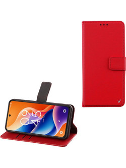 Volte-Tel Allure Magnet Book Stand Clip 6.67in Θήκη Κόκκινο (TCL 605/ 60 SE)