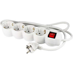 Πολύπριζο 4 Θέσεων με Διακόπτη ON/OFF - EcoSavers Socket Strip 4-Ports