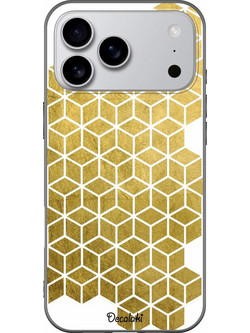 Gold Cubes Θήκη Κινητού Σχέδιο 50038 - iPhone, iPhone 17 Pro Max, Soft TPU Case