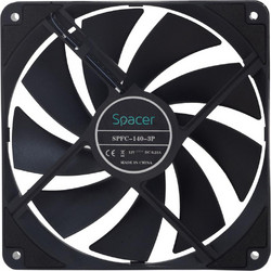 Spacer SPFC-140-3P Case Fan 140mm με Σύνδεση 3-Pin