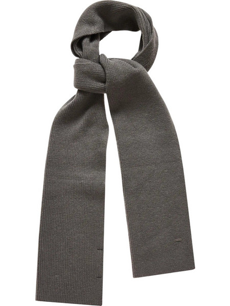 Κασκόλ Funky Buddha Ανδρικό Κασκόλ FBM010-061-10-GRAPHITE Ανδρικό