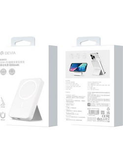 Devia EP138 Wireless Power Bank 5000mAh 20W White
