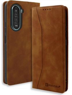 Bodycell Book Case Θήκη Πορτοφόλι Brown (Xiaomi Poco M7 4G)