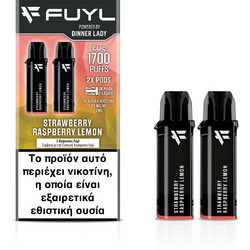 Strawberry Raspberry Lemon Fuyl Disposable Prefilled Pods 20mg 850 Puffs (2pcs) - Dinner Lady