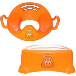 My Carry Potty Εκπαιδευτικό Σετ Τουαλέτας με Βοηθητικό Κάθισμα & Σκαλοπατάκι Clownfish