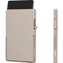 Valenta 589321 Cardprotector Stand Πορτοφόλι Καρτών Αλουμινίου MagSafe Natural