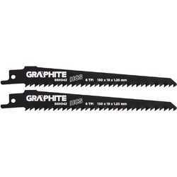 GRAPHITE Λάμα σπαθόσεγας 150χ19χ1.25mm σετ 2τ 56H042