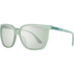 Porsche Design P8589 C Γυναικεία Γυαλιά Ηλίου Τετράγωνα Κοκάλινα Πράσινα με Μαύρο Polarized Φακό