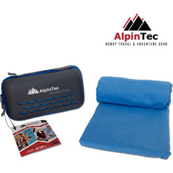 AlpinTec Dryfast XL - Πετσέτα Microfiber 75 x 150 cm, Χρώμα: Blue