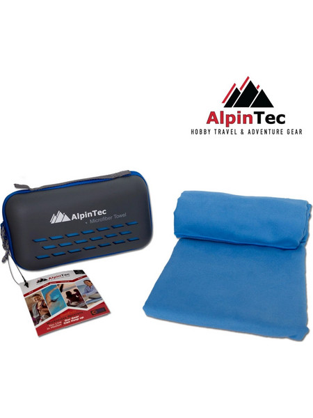 AlpinTec Dryfast XL - Πετσέτα Microfiber 75 x 150 cm, Χρώμα: Blue