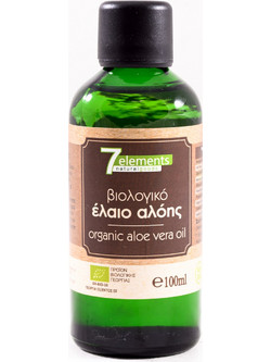 7elements Βιολογικό Έλαιο Αλόης για Πρόσωπο Σώμα & Μαλλιά 100ml