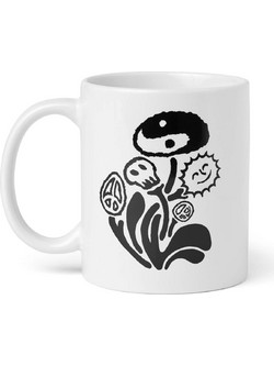 Polar Skate Co. Trippin' Mug - White/Black