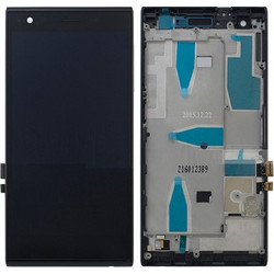 ZTE Blade Vec 4G LTE - LCD Display Touch Digitizer Assembly With Frame Μαύρο (Bulk)