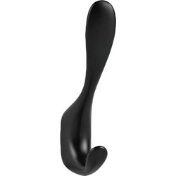 Κρεμάστρα Μονή Μεταλλική Μαύρη 11.5cm 4235 Import Hellas 0036-1023