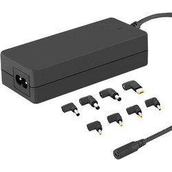 Qoltec Φορτιστής Laptop 90W 20V 4.9A με Αποσπώμενο Καλώδιο Τροφοδοσίας & Σετ Βυσμάτων 50012