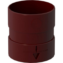 Μούφα σωλήνα υδρορροής 120x85mm κόκκινο