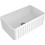 Bocchi 1602-301 White Matt Υποκαθήμενος Νεροχύτης Πορσελάνης Ματ 76x46cm
