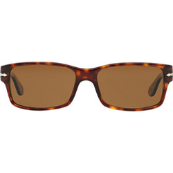 Persol PO2803S 24/57 Ανδρικά Γυαλιά Ηλίου Ορθογώνια Κοκάλινα Ταρταρούγα με Καφέ Polarized Φακό