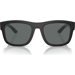 Prada PS01WS DG002G Ανδρικά Γυαλιά Ηλίου Τετράγωνα Κοκάλινα Μαύρα με Γκρι Polarized Φακό