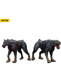 JOY TOY Dark Source Zombie Police Dogs 8cm 2τμχ