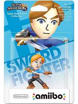Nintendo Amiibo Super Smash Bros Mii Sword Fighter No 49