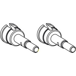 Jamara Wheel axle front/rear 2pcs. Voltage-Major-Tiger-Hoolk Infect-Liquid (505090)