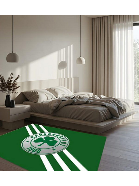 Παιδικό Χαλί All Season ΠΑΝΑΘΗΝΑΪΚΟΣ Πράσινο Γαρύφαλλο - 160x220