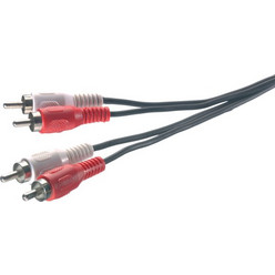 VIVANCO AUDIO CONNECTION CABLE 2x RCA PLUG to 2x RCA PLUG 1.2m