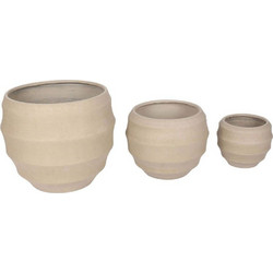 In The Box Florra Σετ Κασπώ Μπεζ 54.3x54.3x47.5cm 3τμχ 034844