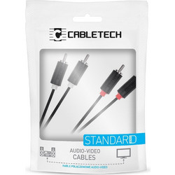 Cabletech DM-3954-3 Καλώδιο 2xRCA - 2xRCA 3m