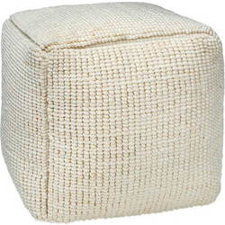 ΤΕΤΡΑΓΩΝΟ ΠΟΥΦ Fylliana FL822 IVORY ΧΡΩΜΑ 45x45x45εκ