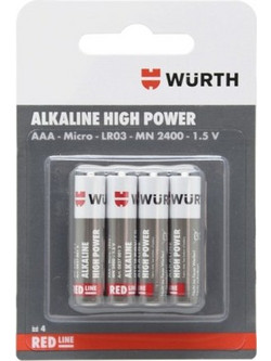 Wurth High Power 
 AAA 4τμχ