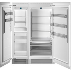 BERTAZZONI LFL6090UBPTT ΕΝΤΟΙΧΙΖΟΜΕΝΟ ΨΥΓΕΙΟ SIDE BY SIDE NO FROST ΠΑΓΟΜΗΧΑΝΗ ΕΞ ΟΛΟΚΛΗΡΟΥ ΑΠΟ ΑΛΟΥΜΙΝΙΟ ΠΛΑΤΟΣ 153CM
