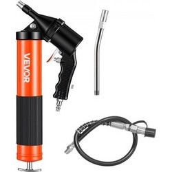 Γρασαδόρος VEVOR, 6000 PSI Υψηλής Πίεσης, Βαρύς Γρασαδόρος με Λαβή Πιστολιού με Χωρητικότητα 0,4 L, Περιλαμβάνει Εύκαμπτο Σωλήνα 45,7 cm, 1 Άκαμπτο Σωλήνα Επέκτασης και 2 Επίπεδα Ακροφύσια για Αυτοκίν