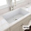 Bocchi 1362-301 White Matt Υποκαθήμενος Νεροχύτης Πορσελάνης Ματ 81x48cm