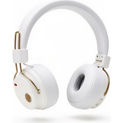 Gjby CA-054 Ασύρματα Bluetooth Ακουστικά Over Ear Λευκά