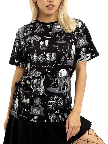 DISNEY - Haunted Mansion - T-Shirt Unisex Loungefly (S)