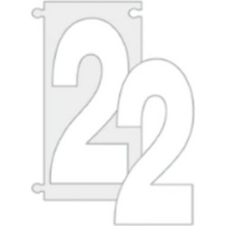 ΠΙΝΑΚΙΔΑ ΣΗΜΑΝΣΗΣ ΑΡΙΘΜΟΙ ΟΔΩΝ PLEXIGLAS 7cm No 2 74867