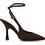 Envie Shoes Γόβες Slingback Δερμάτινες με Λεπτό Ψηλό Τακούνι Σοκολατί E02-22081-28
