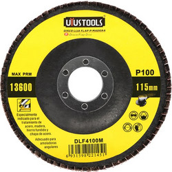 UYUSTOOLS ΔΙΣΚΟΣ ΛΕΙΑΝΣΗΣ ΜΕΤΑΛΛΟΥ ΦΤΕΡΟΥ ΚΥΡΤΟΣ 180X22.2mm 80GRIT DLF780M