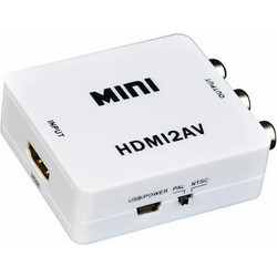 TIPA μετατροπέας HDMI2AV, HDMI / AV - αναλογικό σύνθετο βίντεο και ήχος