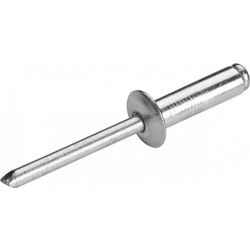 SRC ΠΡΙΤΣΙΝΙ ΑΛΟΥΜΙΝΙΟΥ ΑΣΗΜΙ - 4.8MM-ΔΙΑΜΕΤΡΟΣ, 15.0MM-ΜΗΚΟΣ
