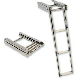 Osculati Σκάλα Με 3 Σκαλιά Συρταρωτή Με Ασφάλεια Inox - 20,5x88cm