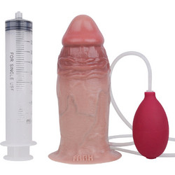 Squirting Butt Plug Realistic Penis 18.8cm